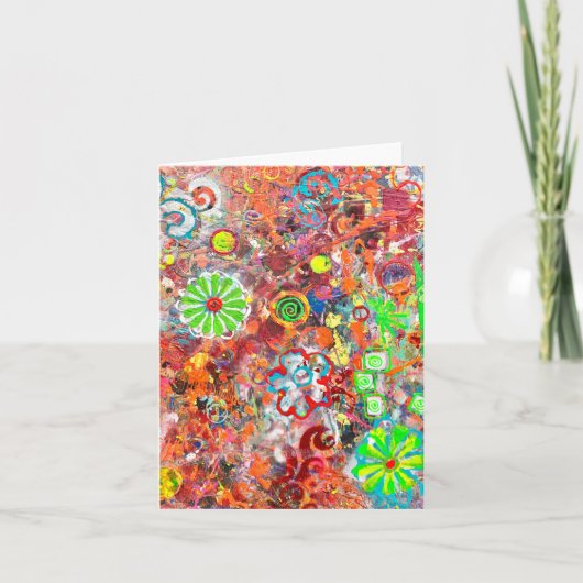 Spring Fever Blank Notecard Kaart (Voorkant)