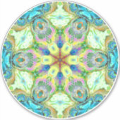 Spring Fever Mandala Sticker (Voorkant)