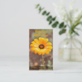 Spring Flash African Daisy Photo Appointment Card Afsprakenkaartje (Staand voorkant)