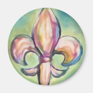 Spring Fleur De Lis Magneet