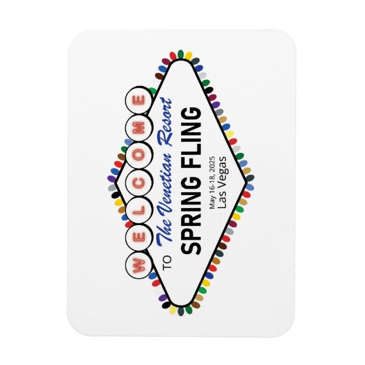 Spring Fling 2025 magneet (Verticaal)