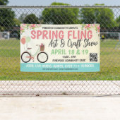 Spring Fling Banner met qr-code (Insitu)