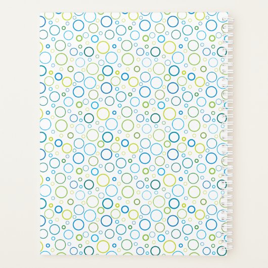 Spring Fling Bubbles Planner (Achterkant)