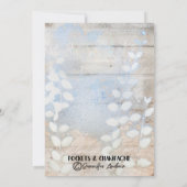 Spring Fling Butterfly Bridal Brunch Invitation Kaart (Achterkant)