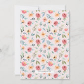 Spring Fling Easter Brunch Invitation Kaart (Achterkant)