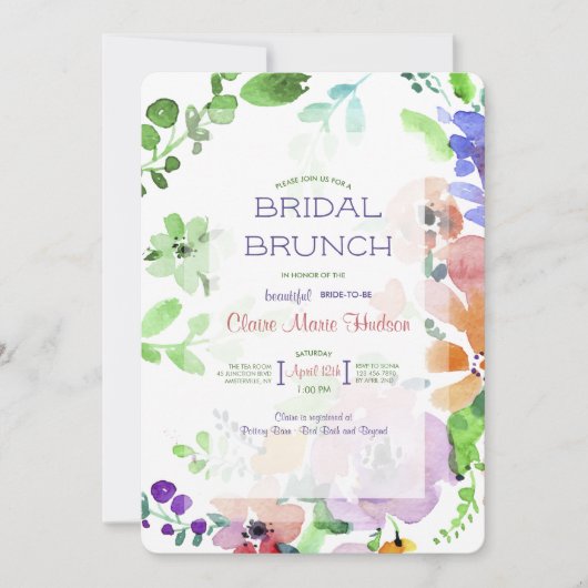 Spring Fling Invitation Kaart (Voorkant)