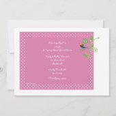 Spring Fling Invitation Kaart (Achterkant)