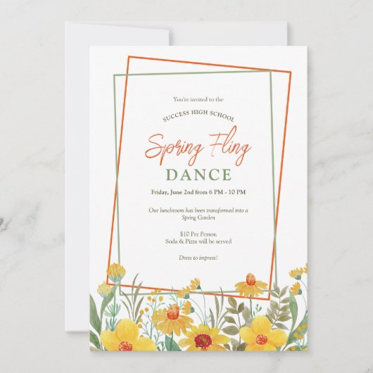 Spring Fling Kaart (Voorkant)