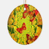 Spring Fling Keramisch Ornament (Links)