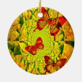 Spring Fling Keramisch Ornament (Achterkant)