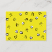Spring Fling Mode Yellow Visitekaartje (Achterkant)