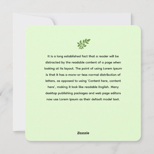 Spring Fling Party - Natuur's Celebration Call Feestdagenkaart (Achterkant)