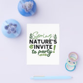 Spring Fling Party - Natuur's Celebration Call Flyer (Enkel)