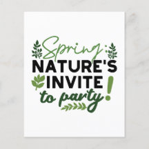 Spring Fling Party - Natuur's Celebration Call