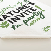 Spring Fling Party - Natuur's Celebration Call Sherpa Deken (3/4)