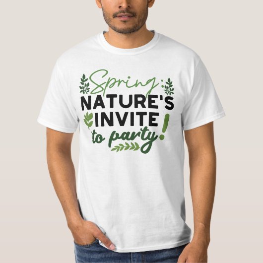 Spring Fling Party - Natuur's Celebration Call T-shirt (Voorkant)