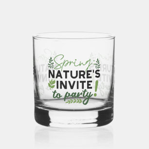 Spring Fling Party - Natuur's Celebration Call Whisky Glas