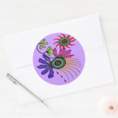 Spring Fling Ronde Sticker (Envelop)