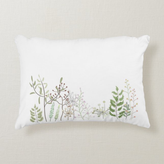 Spring Floral Accent Pillow Kussen (Voorkant)
