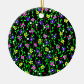 Spring Floral Art Keramisch Ornament (Voorkant)