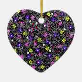 Spring Floral Art Keramisch Ornament (Voorkant)