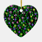 Spring Floral Art Keramisch Ornament (Voorkant)