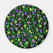 Spring Floral Art Magneet (Voorkant)