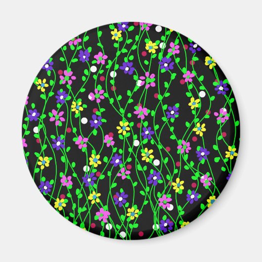 Spring Floral Art Magneet (Voorkant)