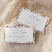 Spring Floral Baby in Bloom Books voor Baby | Informatiekaartje
