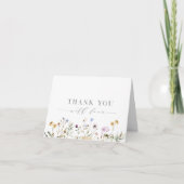 Spring Floral Baby in het Baby shower Bloom Bedankkaart (Voorkant)