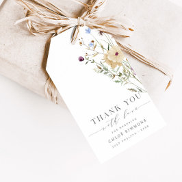 Spring Floral Baby in het Baby shower Bloom Dank u Cadeaulabel