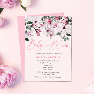 Spring Floral Baby in het Baby shower Bloom Kaart