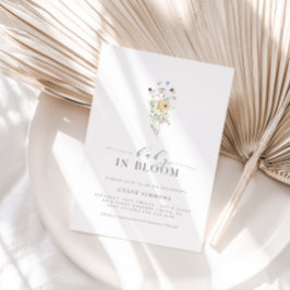 Spring Floral Baby in het Baby shower Bloom | Kaart