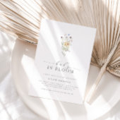 Spring Floral Baby in het Baby shower Bloom | Kaart