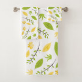 Spring Floral Bath Towelset Bad Handdoek (Insitu)
