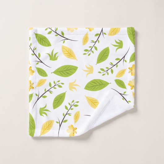 Spring Floral Bath Towelset Bad Handdoek (Wasdoekje)