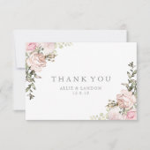 Spring Floral bedankje Bedankkaart (Voorkant)