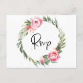 Spring Floral Blooms Garden Weddenschap Uitnodiging Briefkaart (Voorkant)