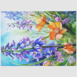 Spring Floral Bluebells Tissue Paper Tissuepapier