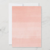 Spring floral blush roze groen vrijgezellenfeest kaart (Achterkant)