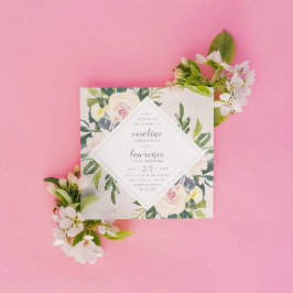 Spring Floral Blush | Uitnodiging tot weddenschapp