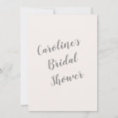 Spring Floral Blush Vrijgezellenfeest Bingo Game K Kaart (Achterkant)