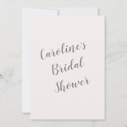 Spring Floral Blush Vrijgezellenfeest Bingo Game K Kaart (Achterkant)