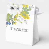 Spring Floral Boquet Vrijgezellenfeest dank u Bedankdoosjes (Achterkant)
