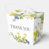 Spring Floral Boquet Vrijgezellenfeest Dank u Favo Bedankdoosjes (Achterkant)