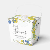 Spring Floral Boquet Vrijgezellenfeest Dank u Favo Bedankdoosjes (Voorkant Zijde)