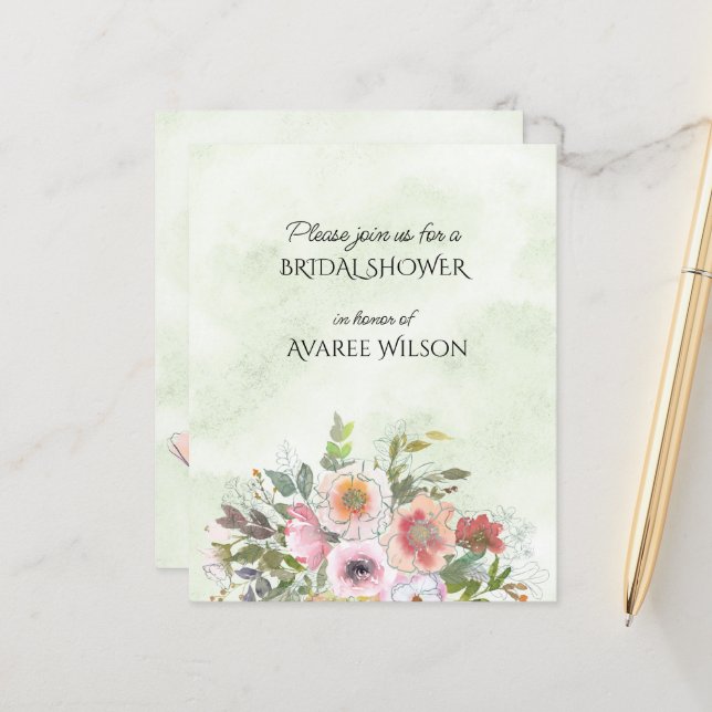 Spring Floral Bouquet (Voorkant / Achterkant in situ)