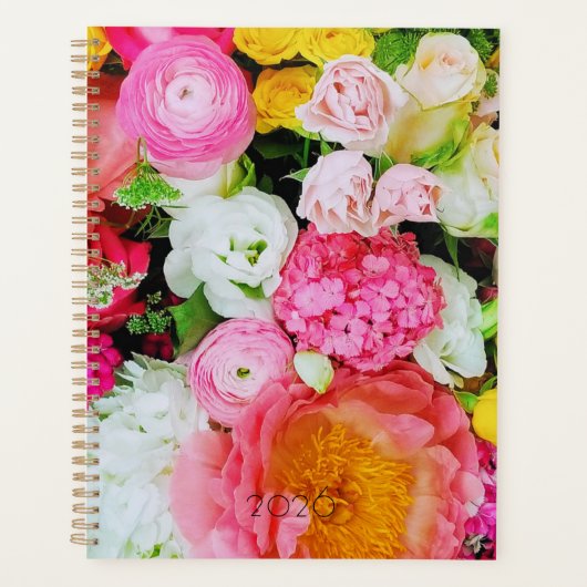 Spring Floral Bouquet 2026 Planner (Voorkant)