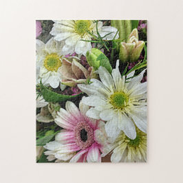 Spring Floral Bouquet met Daisies Legpuzzel