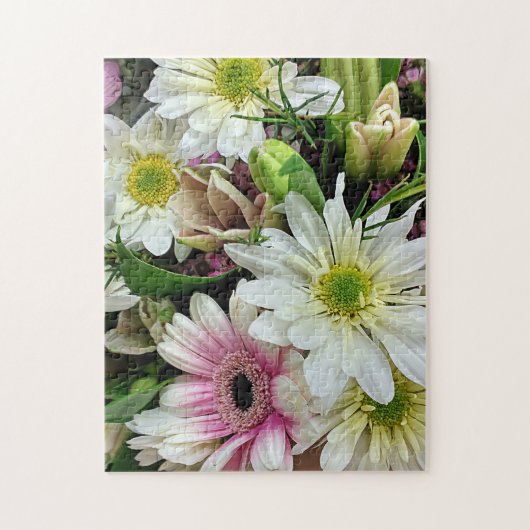 Spring Floral Bouquet met Daisies Legpuzzel (Verticaal)